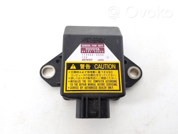 Lexus RX 330 - 350 - 400H Sensor 89183-60020