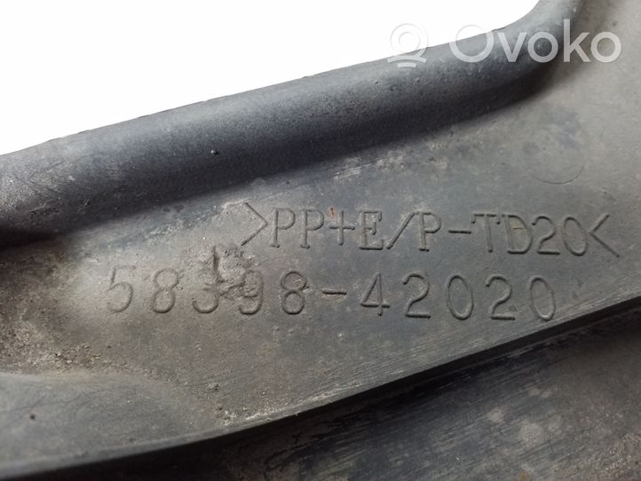 Toyota RAV 4 (XA30) Osłona tylna podwozia pod bagażnik 58398-42020