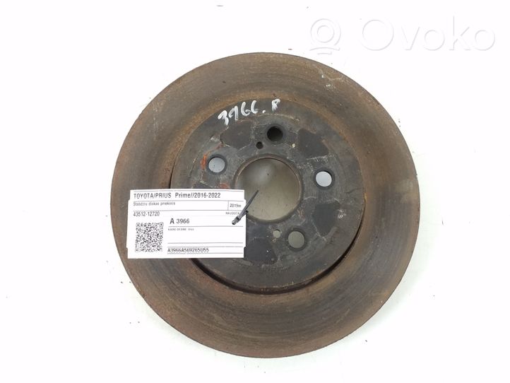 Toyota Prius Prime Disque de frein avant 43512-12720