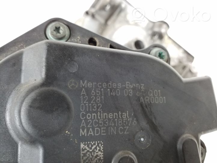 Mercedes-Benz B W246 W242 EGR valve A6511400360