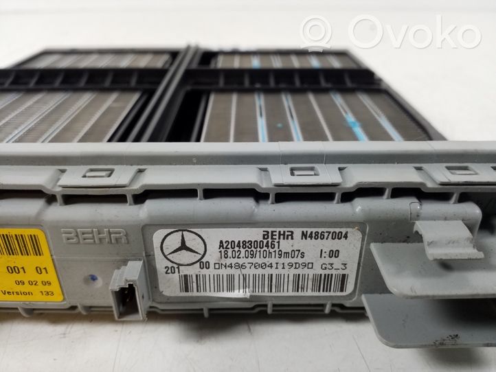 Mercedes-Benz C W204 Scambiatore elettrico riscaldamento abitacolo A2048300461