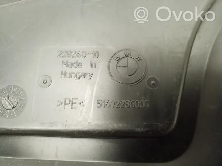 BMW 2 F46 Wykładzina podłogowa bagażnika 51472286007