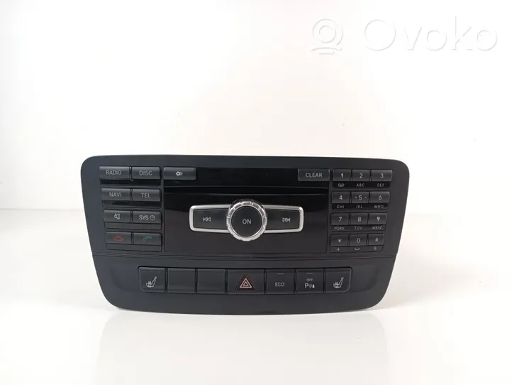 Mercedes-Benz B W246 W242 Unidad delantera de radio/CD/DVD/GPS A2469000412