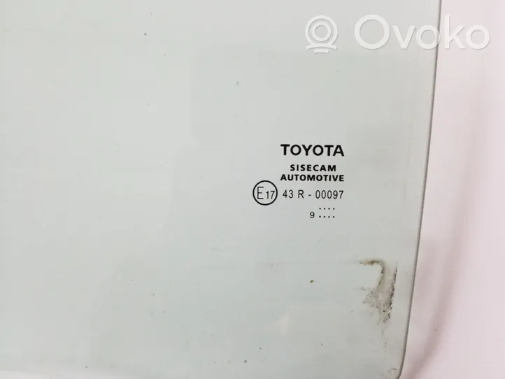 Toyota Corolla E210 E21 Vitre de fenêtre porte arrière 6810402580