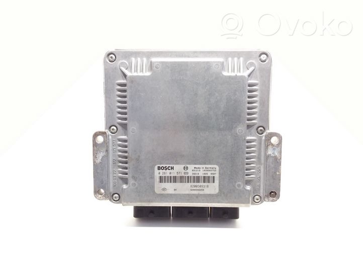 Renault Laguna II Calculateur moteur ECU 0281011571