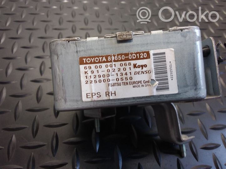 Toyota Yaris Ohjaustehostimen ohjainlaite/moduuli 896500D120