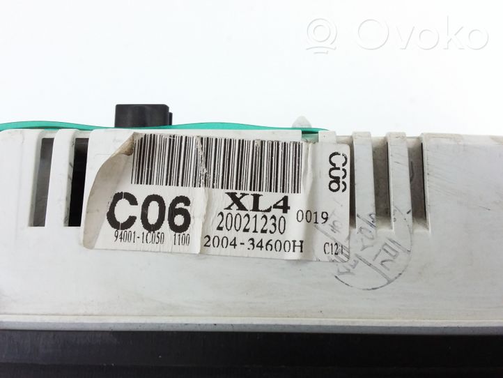 Hyundai Getz Compteur de vitesse tableau de bord 94001C0501100