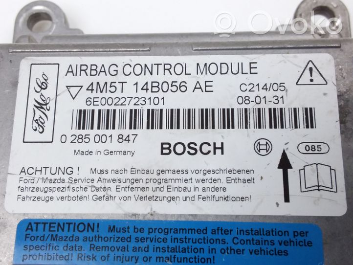 Ford C-MAX I Module de contrôle airbag 4M5T14B056AE