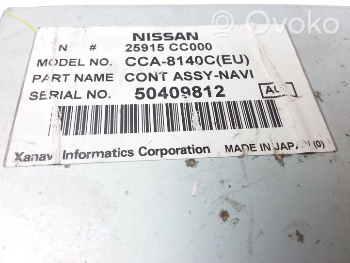Nissan X-Trail T30 Unité de navigation Lecteur CD / DVD 25915CC000