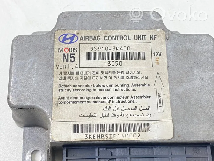 Hyundai Sonata Module de contrôle airbag 959103K400