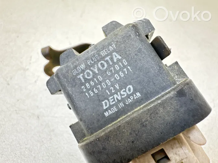 Toyota Auris 150 Przekaźnik / Modul układu ogrzewania wstępnego 2861067010