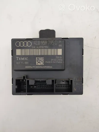 Audi Q7 4L Sterownik / Moduł drzwi 4L0959795C