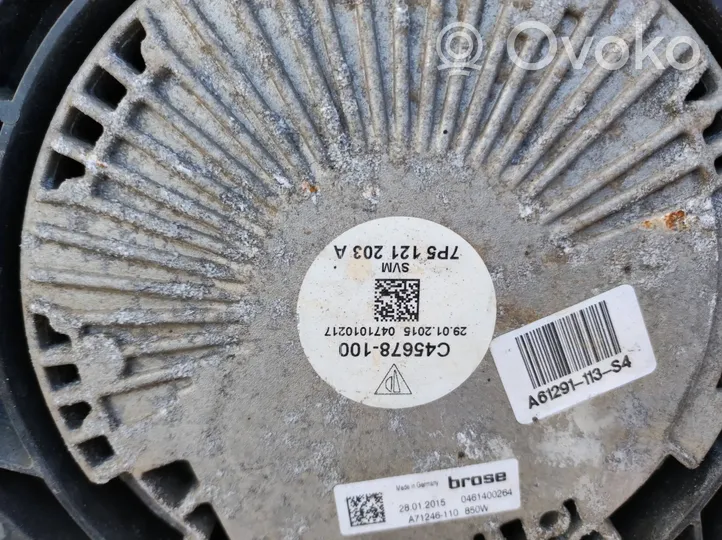 Porsche Cayenne (92A) Electric radiator cooling fan 7P0121207B