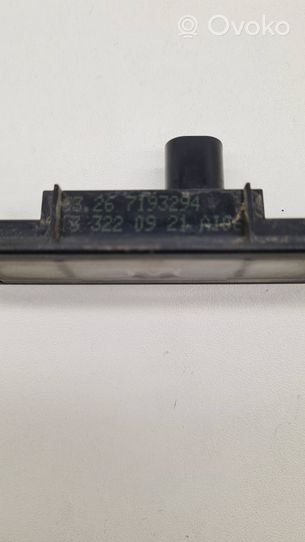 BMW 1 E81 E87 Lampa oświetlenia tylnej tablicy rejestracyjnej 7193294