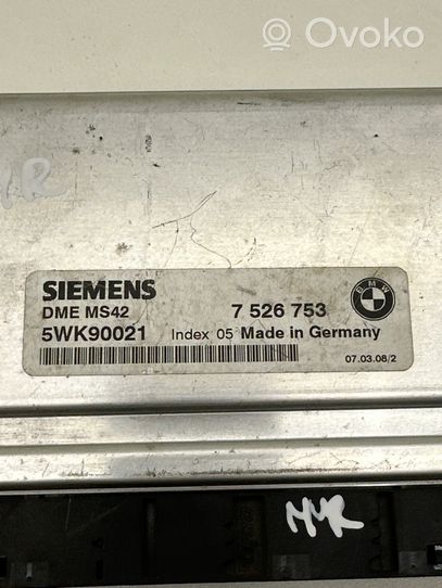 BMW 3 E46 Komputer / Sterownik ECU silnika 7526753