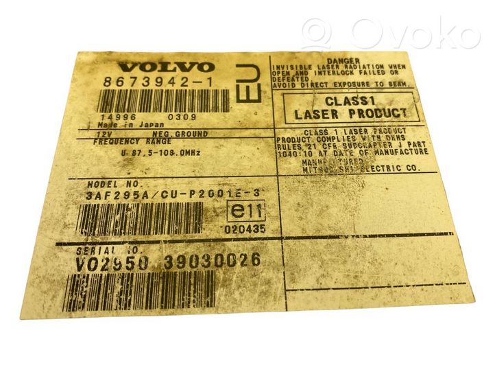 Volvo V70 Radija/ CD/DVD grotuvas/ navigacija 86739421