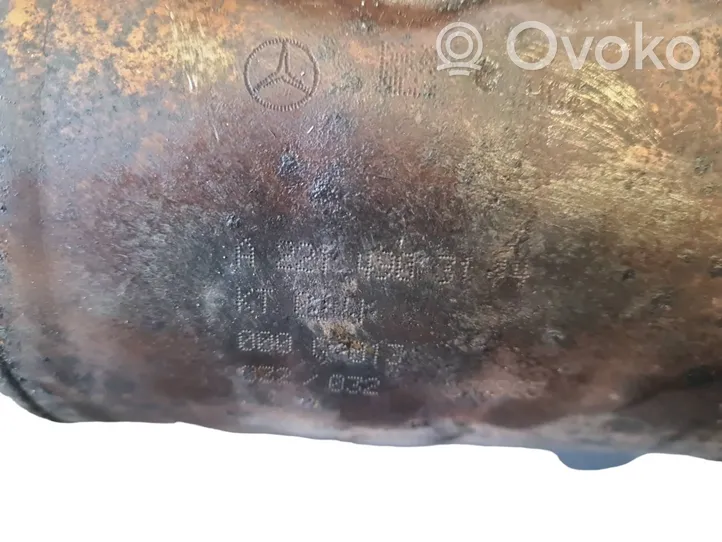 Mercedes-Benz S W221 Filtr cząstek stałych Katalizator / FAP / DPF A2214903114