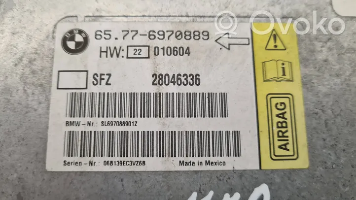 BMW 7 E65 E66 Module de contrôle airbag 6970889