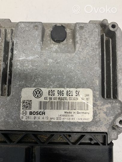 Seat Altea XL Sterownik / Moduł ECU 03G906021SK