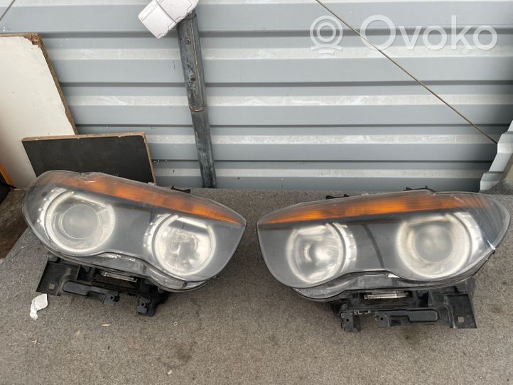 BMW 7 E65 E66 Lot de 2 lampes frontales / phare 