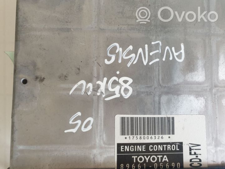 Toyota Avensis T250 Calculateur moteur ECU 8966105690