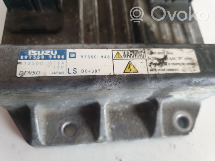 Opel Meriva A Sterownik / Moduł ECU 97350948