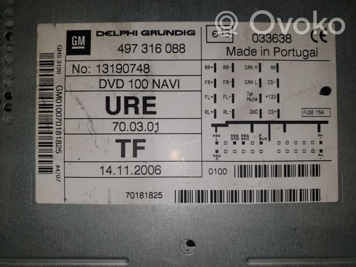 Opel Antara Radija/ CD/DVD grotuvas/ navigacija 13190748