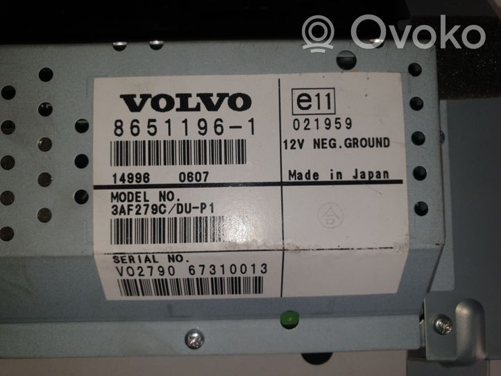 Volvo S40, V40 Monitori/näyttö/pieni näyttö 86511961