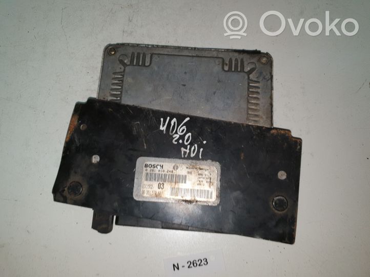 Peugeot 407 Calculateur moteur ECU 0281010248