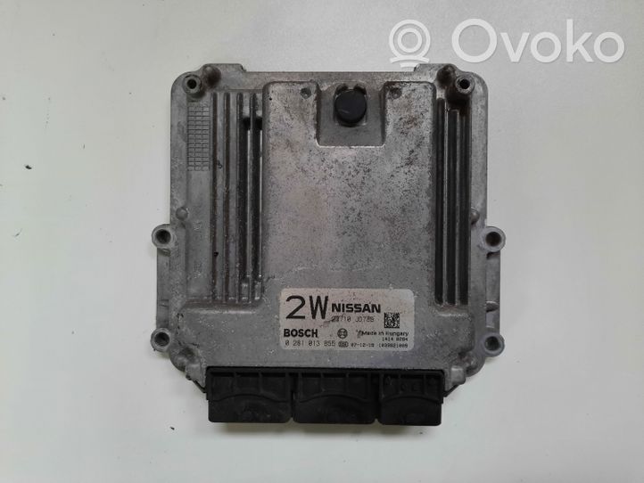 Nissan Qashqai Sterownik / Moduł ECU 0281013855