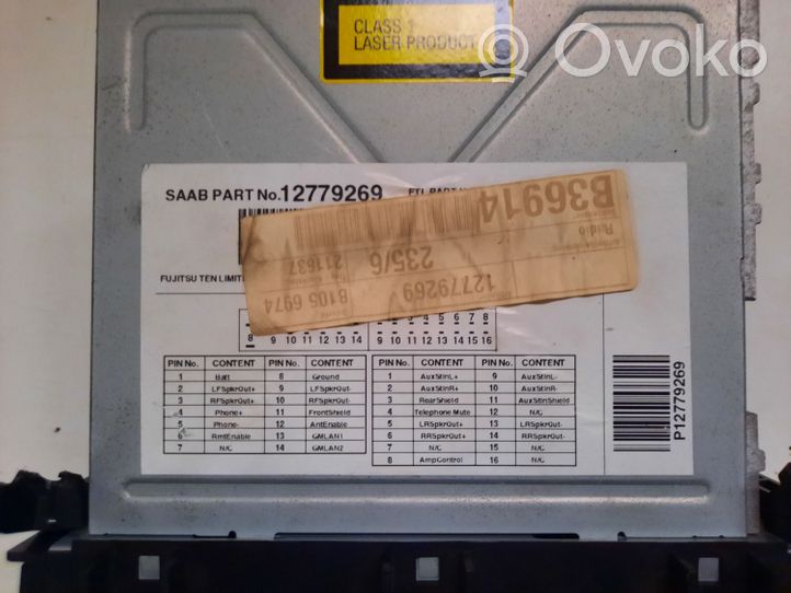 Saab 9-3 Ver2 Unità principale autoradio/CD/DVD/GPS 12779269