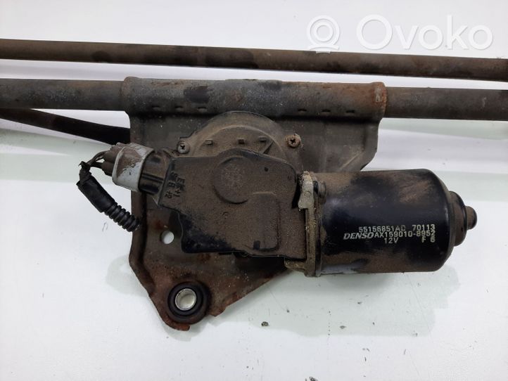 Jeep Commander Mechanizm i silniczek wycieraczek szyby przedniej / czołowej 55156851AD