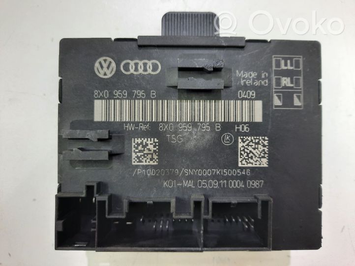 Skoda Superb B6 (3T) Oven ohjainlaite/moduuli 8X0959795B