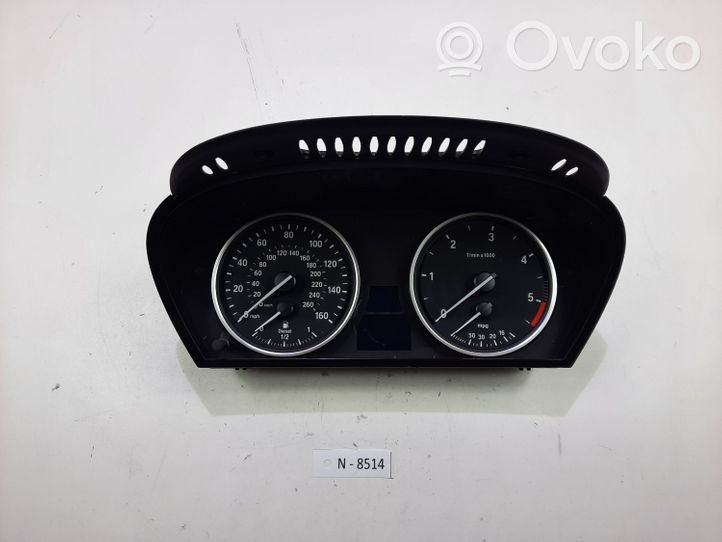 BMW 5 E60 E61 Compteur de vitesse tableau de bord 9153756