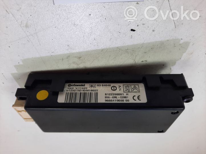 Citroen C5 Bluetooth control unit module 9666419080