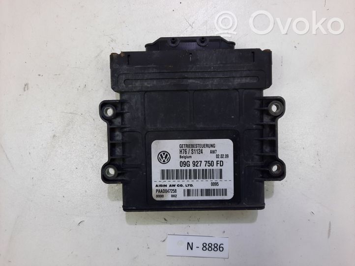 Volkswagen Tiguan Module de contrôle de boîte de vitesses ECU 09G927750FD