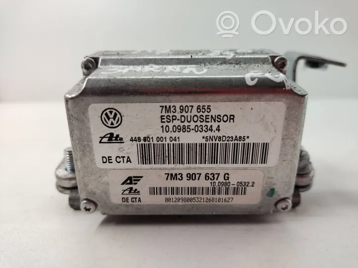 Volkswagen Sharan Sensore di imbardata accelerazione ESP 7M3907637G