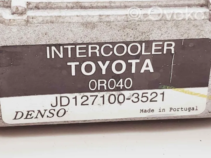 Toyota Verso Refroidisseur intermédiaire JD1271003521