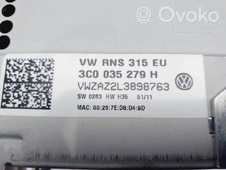 Volkswagen Passat Alltrack Panel / Radioodtwarzacz CD/DVD/GPS 3C0035279H