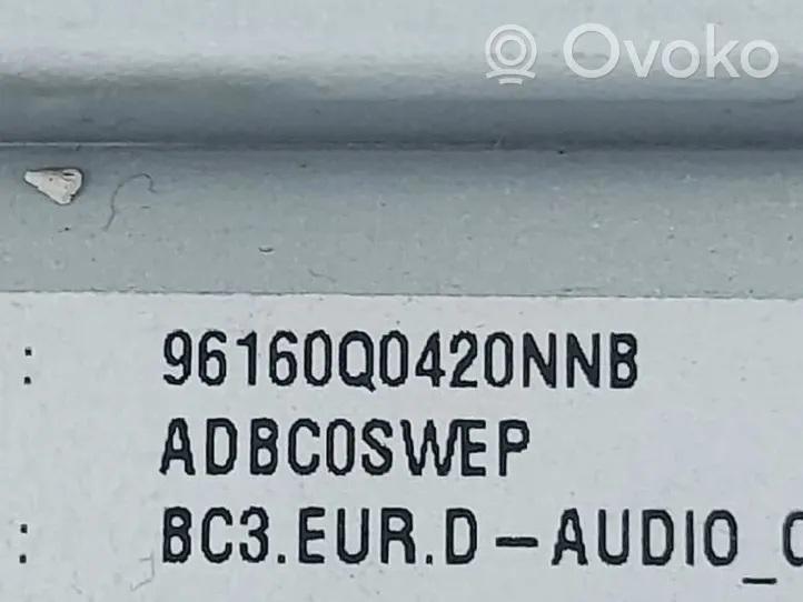 Hyundai i20 (BC3 BI3) Unité de contrôle son HiFi Audio 96160Q0420NNB