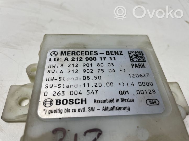 Mercedes-Benz E W212 Sonstige Steuergeräte / Module A2129001711