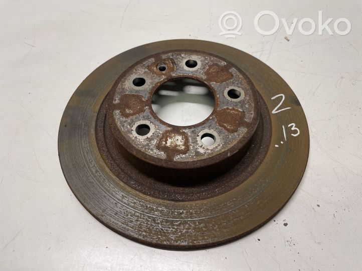 Opel Zafira C Rear brake disc 