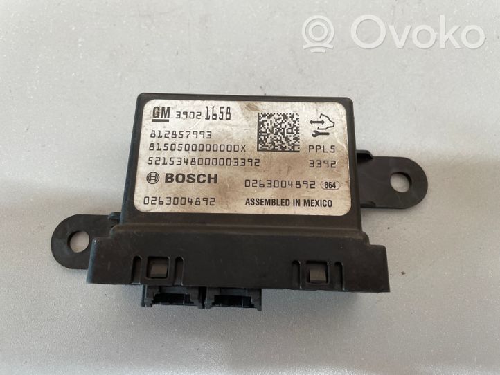 Opel Mokka X Parking PDC control unit/module 39021658