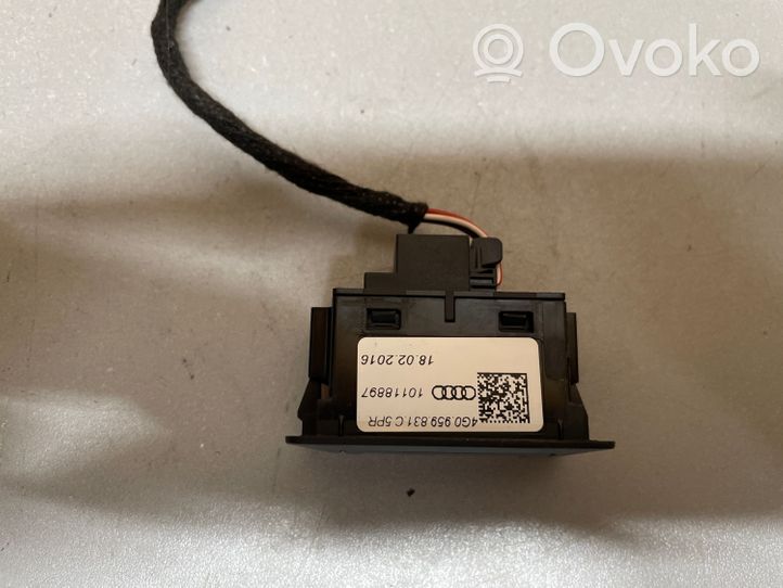 Audi A4 S4 B9 Bouton interrupteur ouverture du coffre 4G0959831C