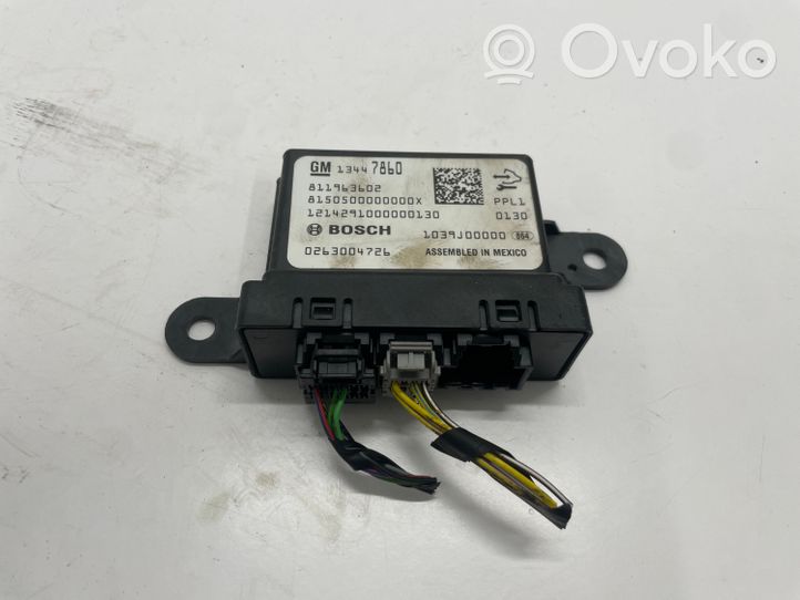 Opel Meriva B Centralina/modulo sensori di parcheggio PDC 13447860