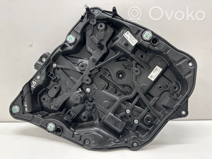 BMW 5 G30 G31 Meccanismo di sollevamento del finestrino posteriore senza motorino 7365167