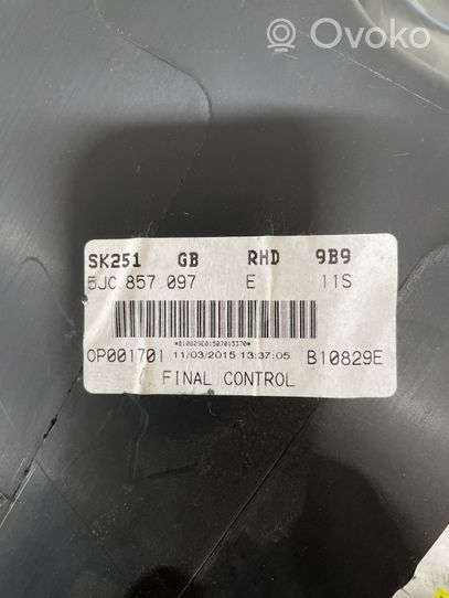 Skoda Rapid (NH) Boite à gants 5JC857097