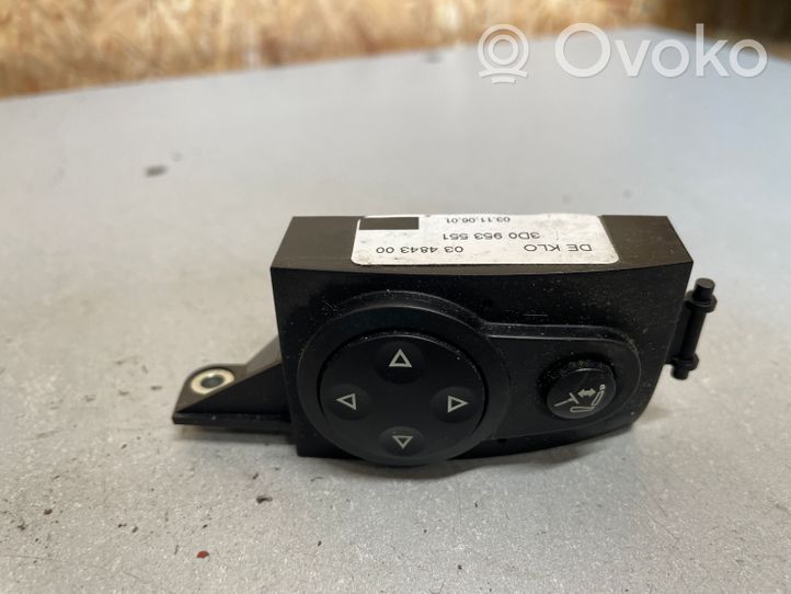 Volkswagen Touareg I Steering wheel adjustment switch 3D0953551