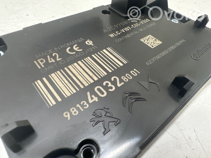 Peugeot 3008 II Module de charge sans fil 9813403280