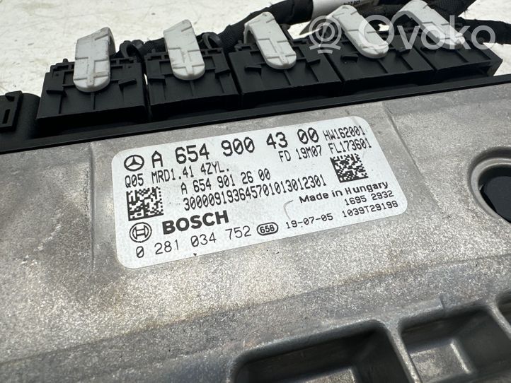 Mercedes-Benz C W205 Sterownik / Moduł ECU A6549004300